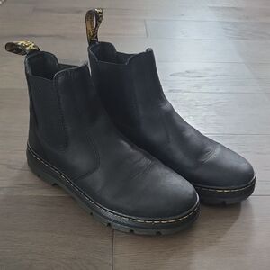 Doc Martin AirWair Black Leather Chelsea Boots